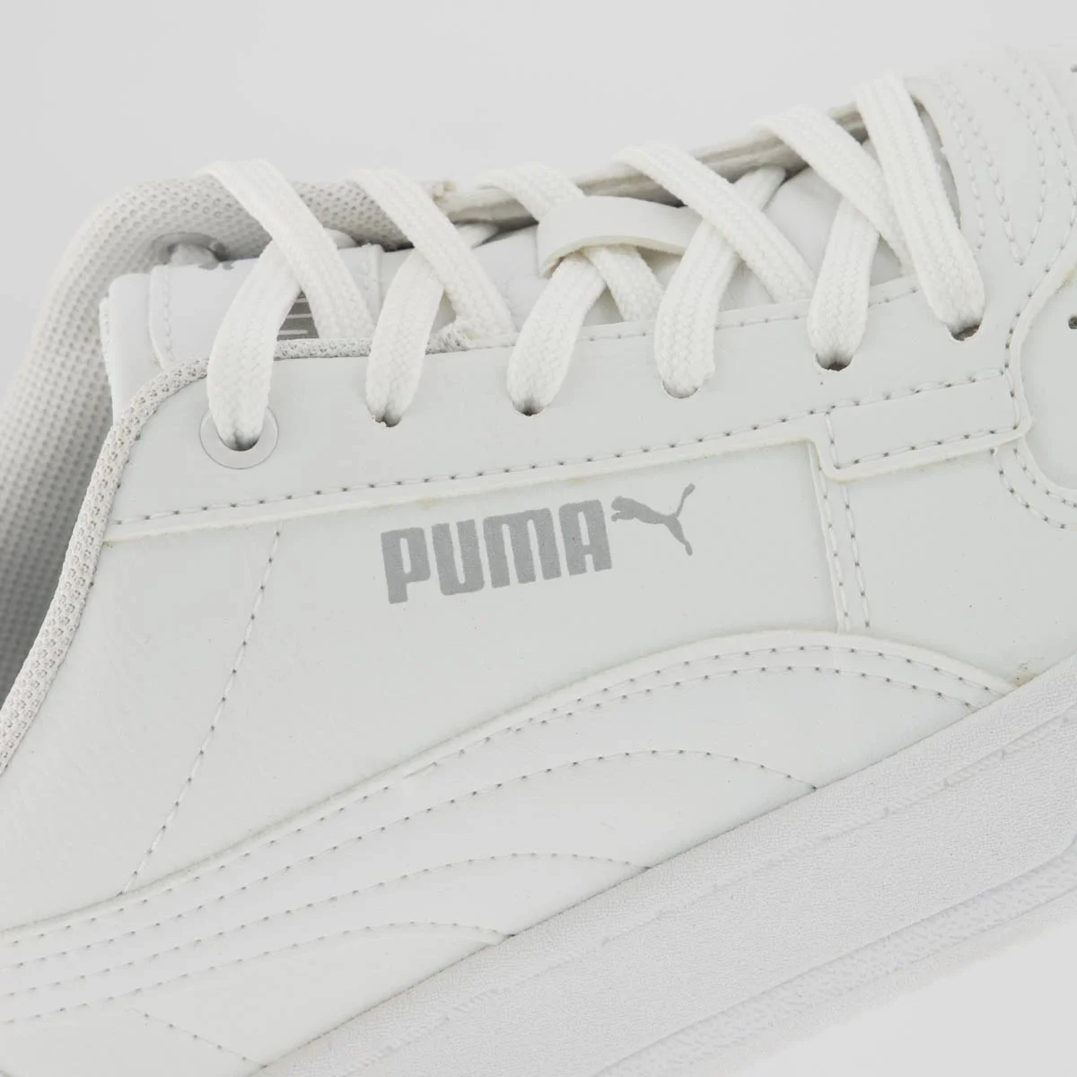 Tênis Puma Caven 2.0 BDP Juvenil Branco e Prata Branco/Prata 7