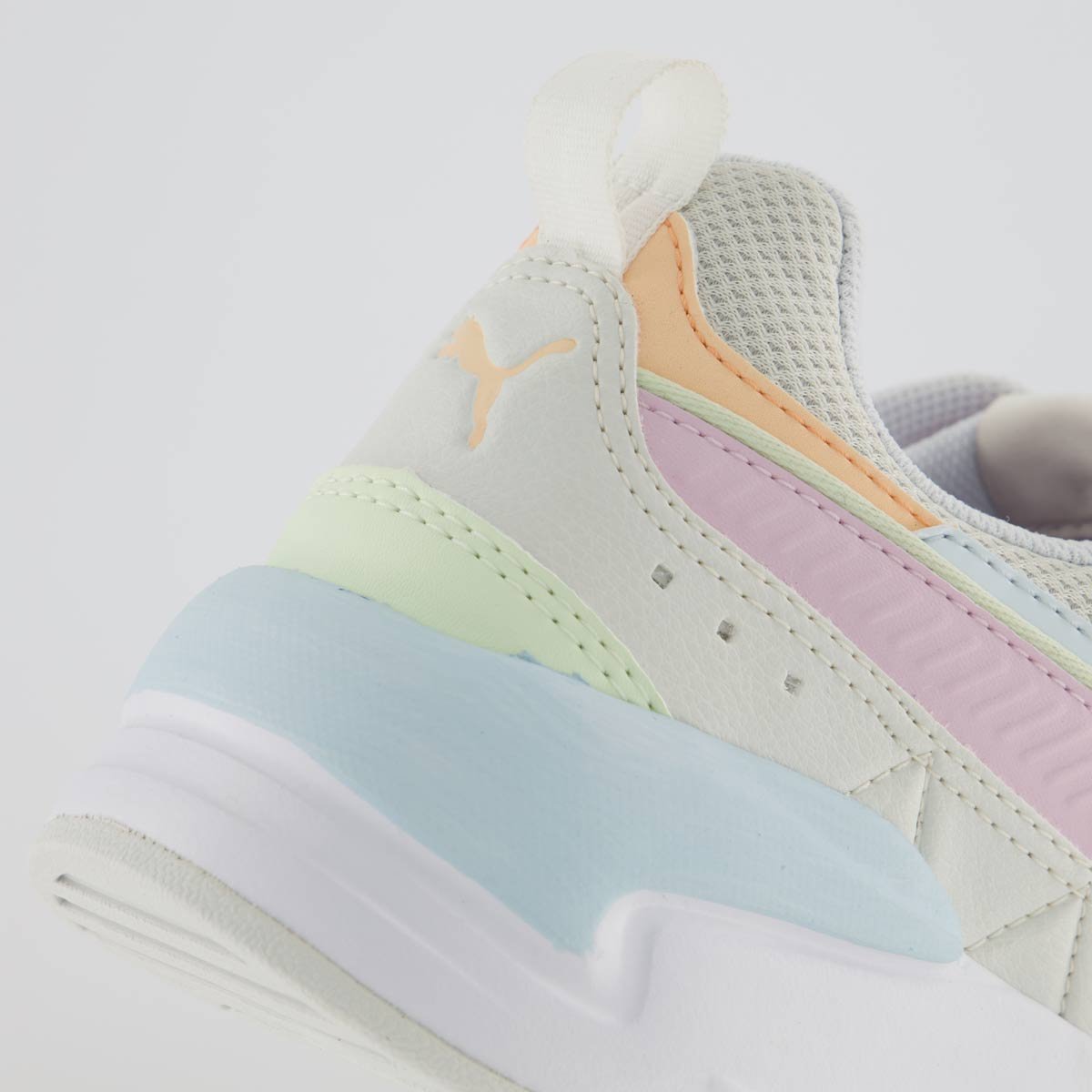 Tênis Puma X-Ray Square WNS BDP Feminino Branco e Lilás Branco