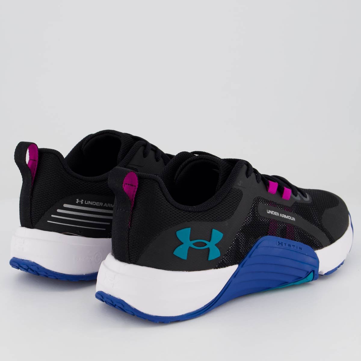 Tênis Under Armour Tribase Reps Preto e Azul Preto 3