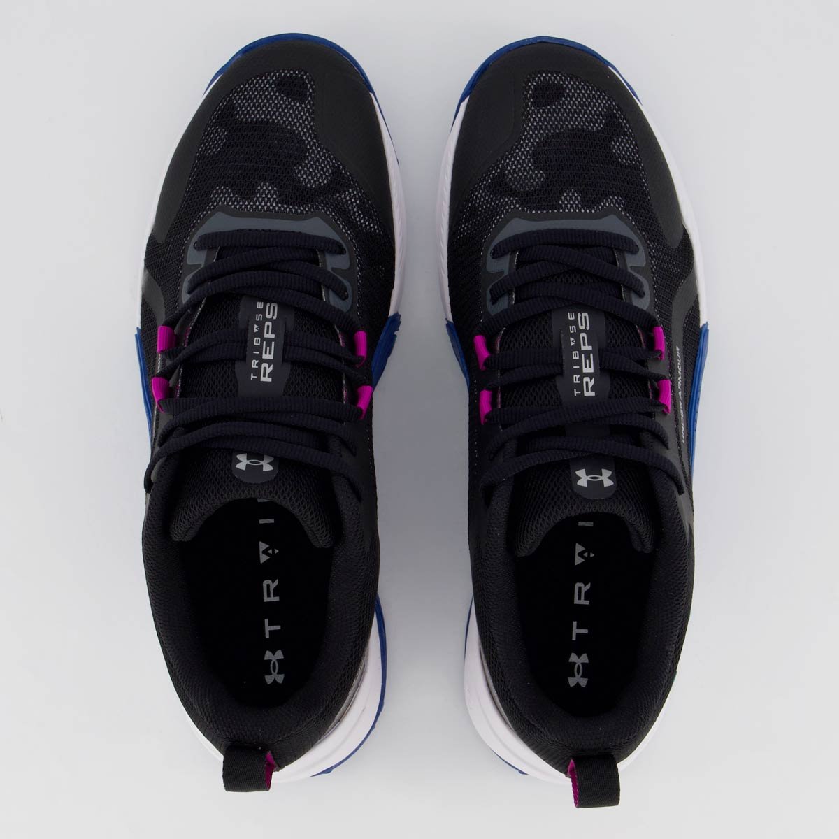 Tênis Under Armour Tribase Reps Preto e Azul Preto 4