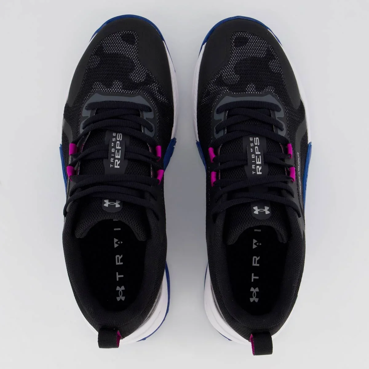 Tênis Under Armour Tribase Reps Preto e Azul Preto 4