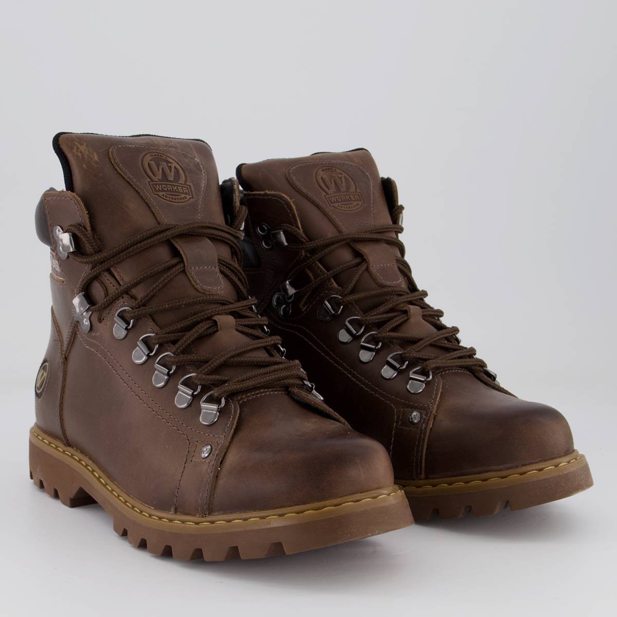 Bota West Coast Worker Classic Marrom Marrom 2