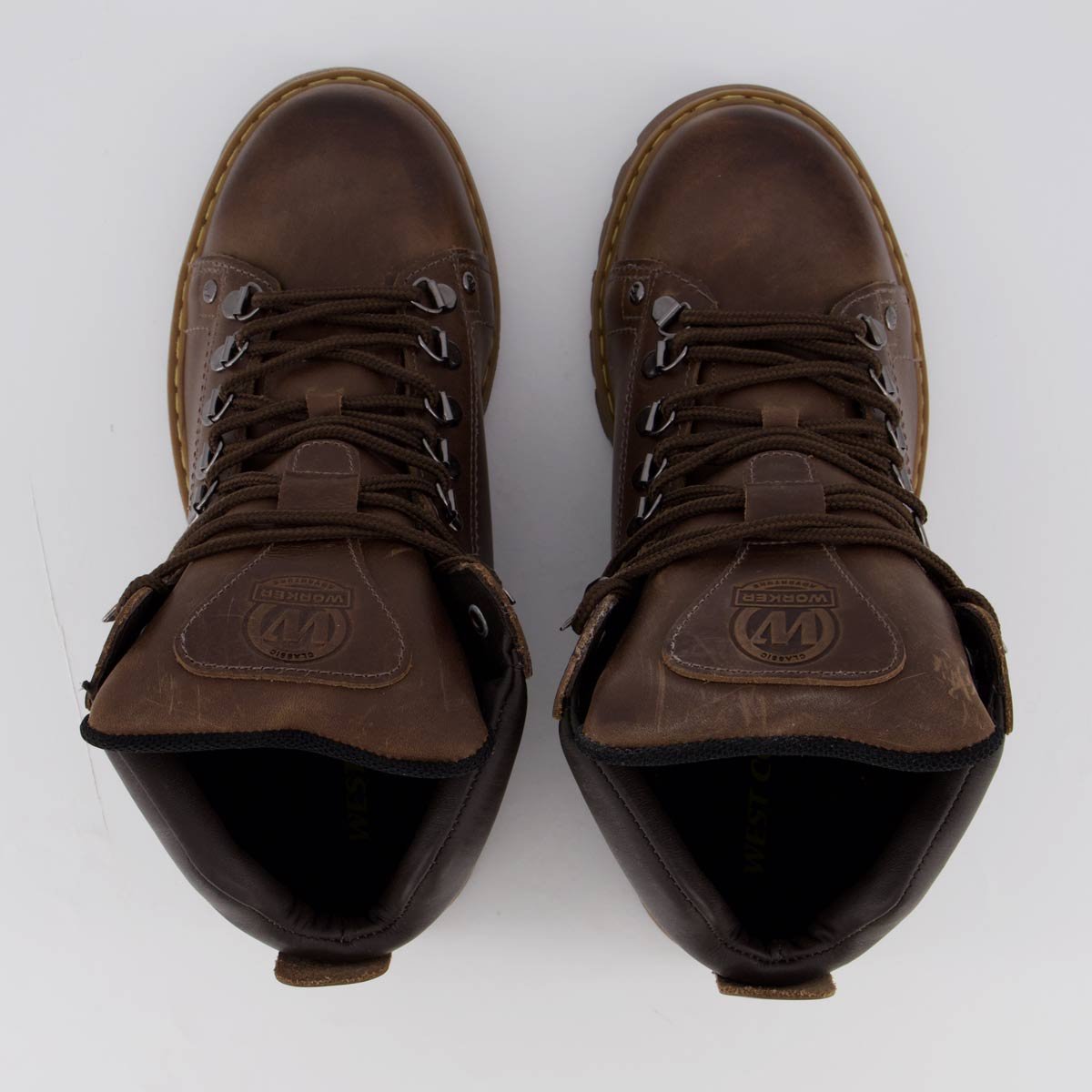 Bota West Coast Worker Classic Marrom Marrom 4