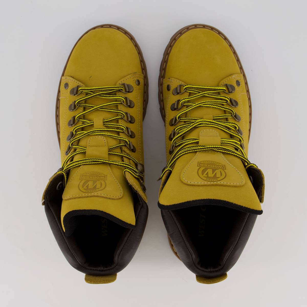 Bota West Coast Worker Classic Caramelo Amarelo 4