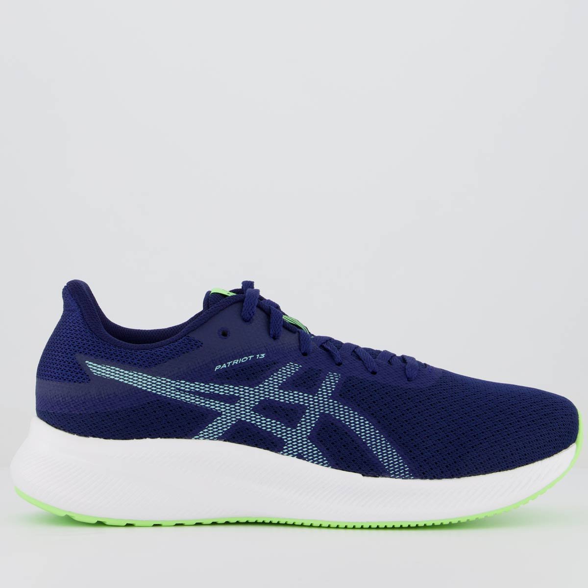 Tênis Asics Patriot 13 Marinho e Branco Azul 1