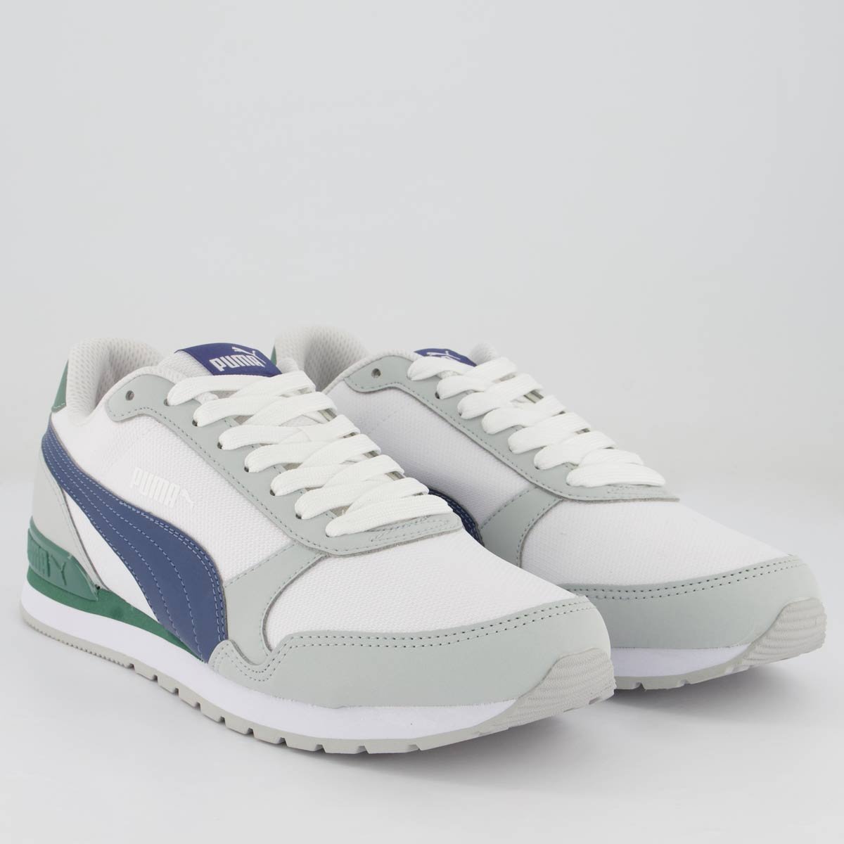 Tênis Puma ST Runner V2 SN BDP Branco e Cinza Branco 2