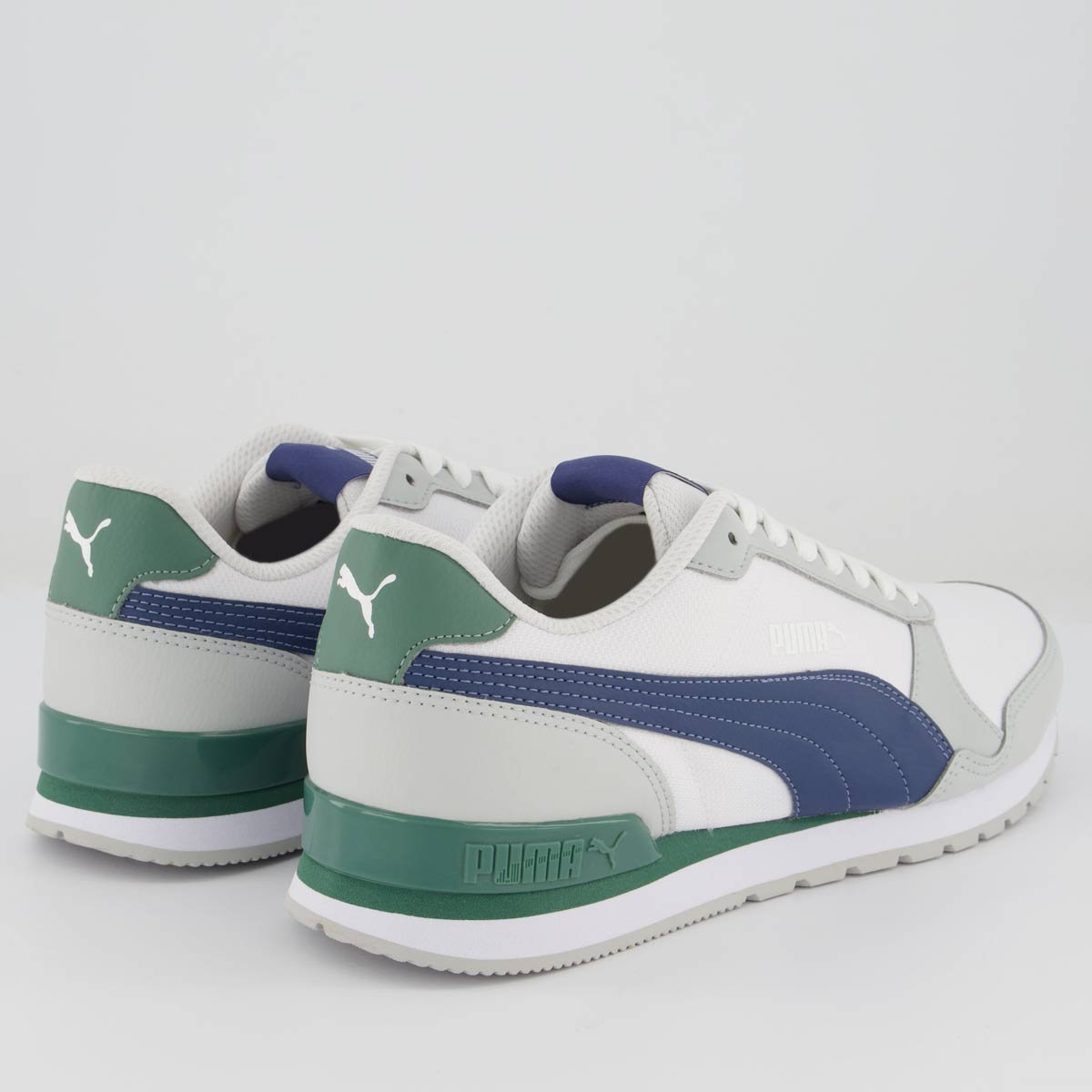 Tênis Puma ST Runner V2 SN BDP Branco e Cinza Branco 3