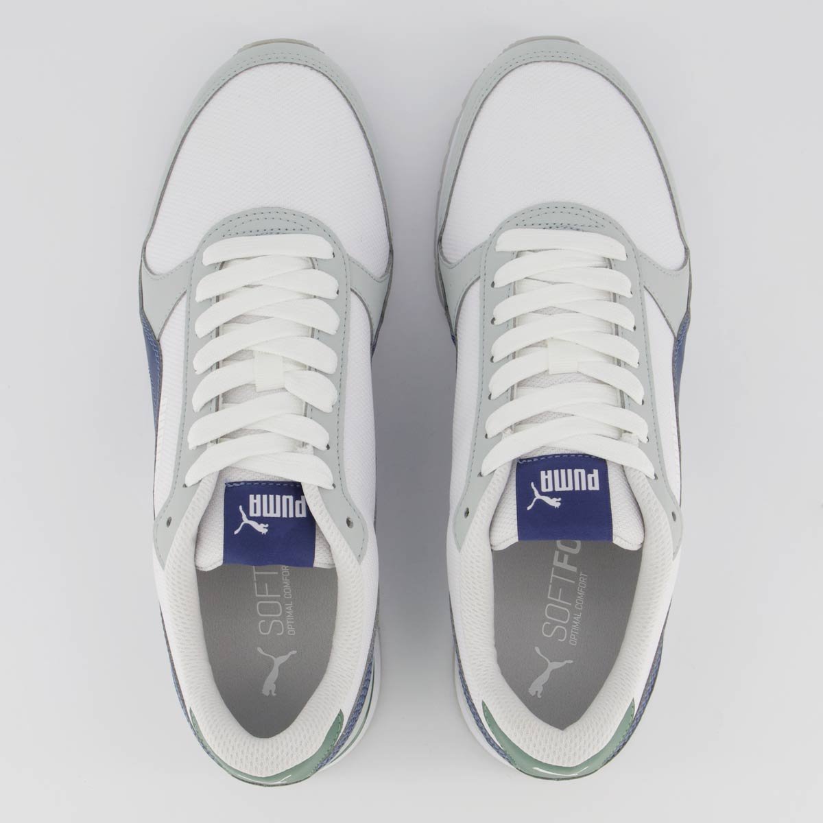 Tênis Puma ST Runner V2 SN BDP Branco e Cinza Branco 4