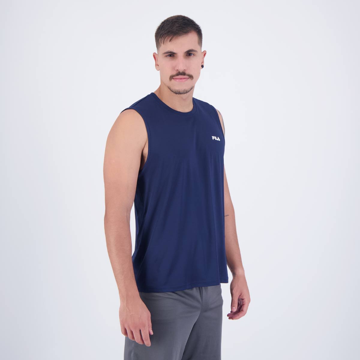 Regata Fila Basic Sports Polygin Marinho Azul 2