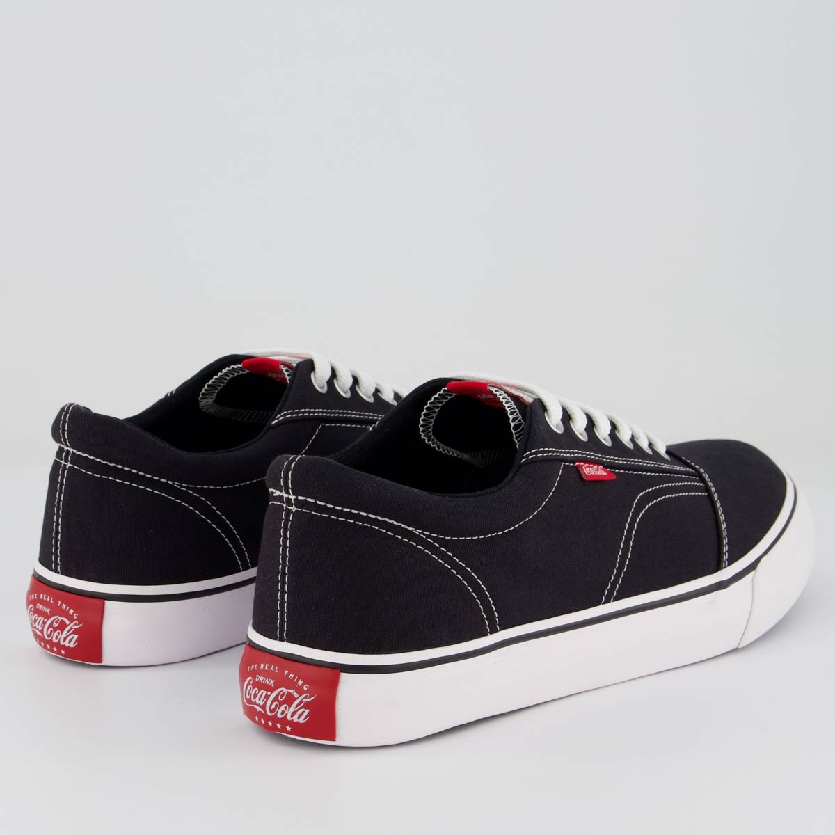 Tênis Coca Cola Surplay Canvas Preto Preto 3
