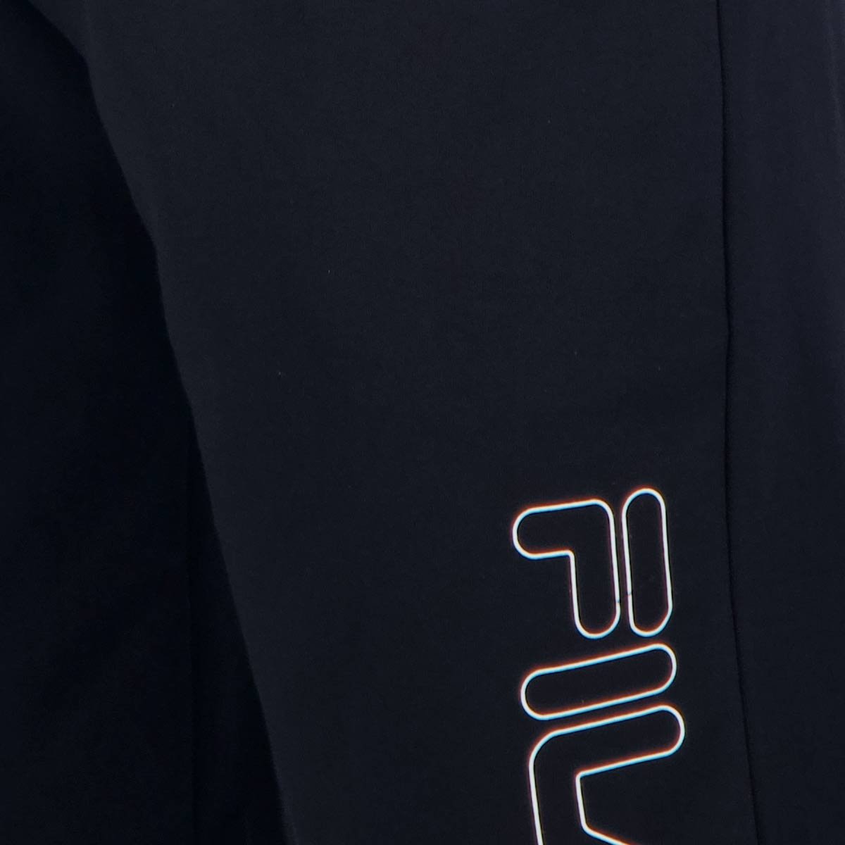 Bermuda Fila Practical Logo Preta e Branca Preto 5