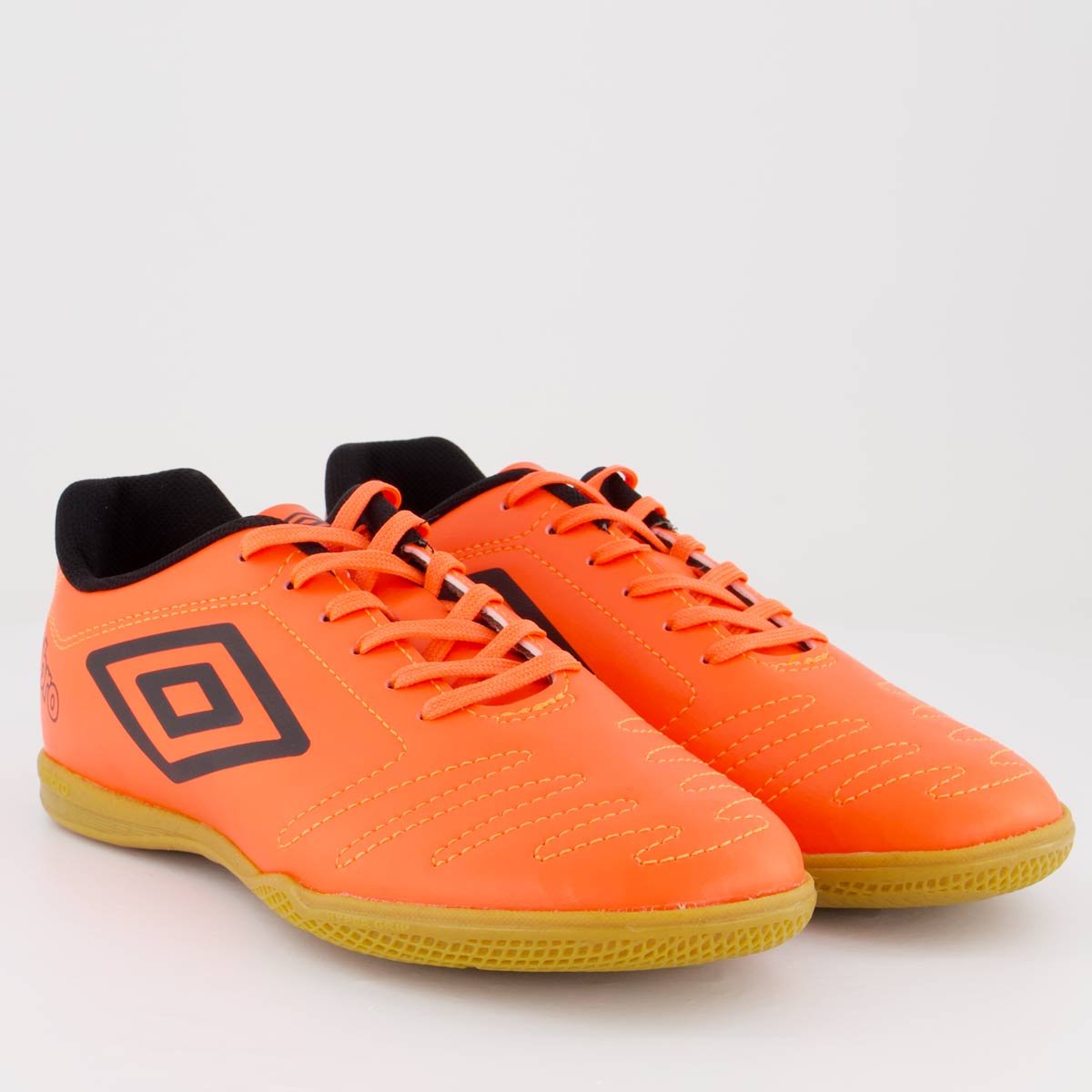Chuteira Umbro Class Futsal Coral Laranja 2