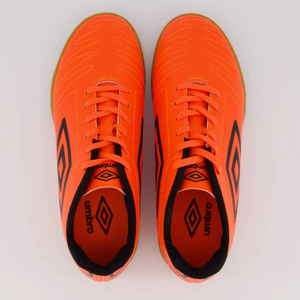 Chuteira Umbro Class Futsal Coral Laranja 4
