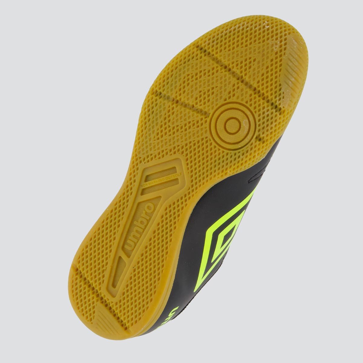 Chuteira Umbro Class 2.2 Futsal Juvenil Preta e Verde Preto 3