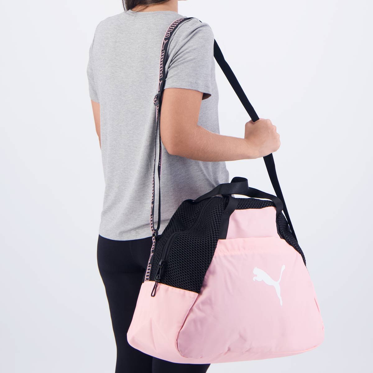 Bolsa Puma AT Ess Grip Rosa Rosa 2