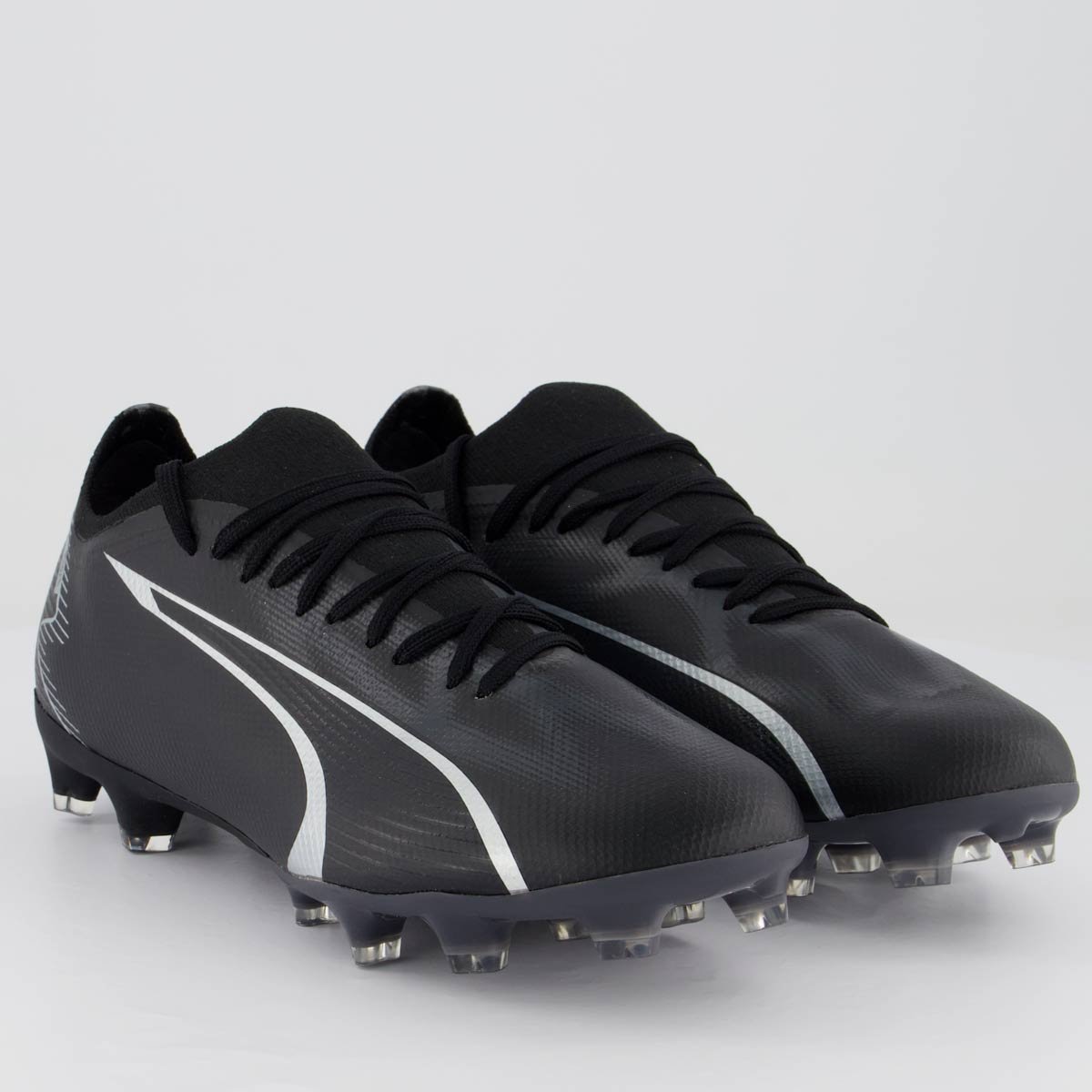 Chuteira Puma Ultra Match FG/AG BDP Campo Preta Preto 2