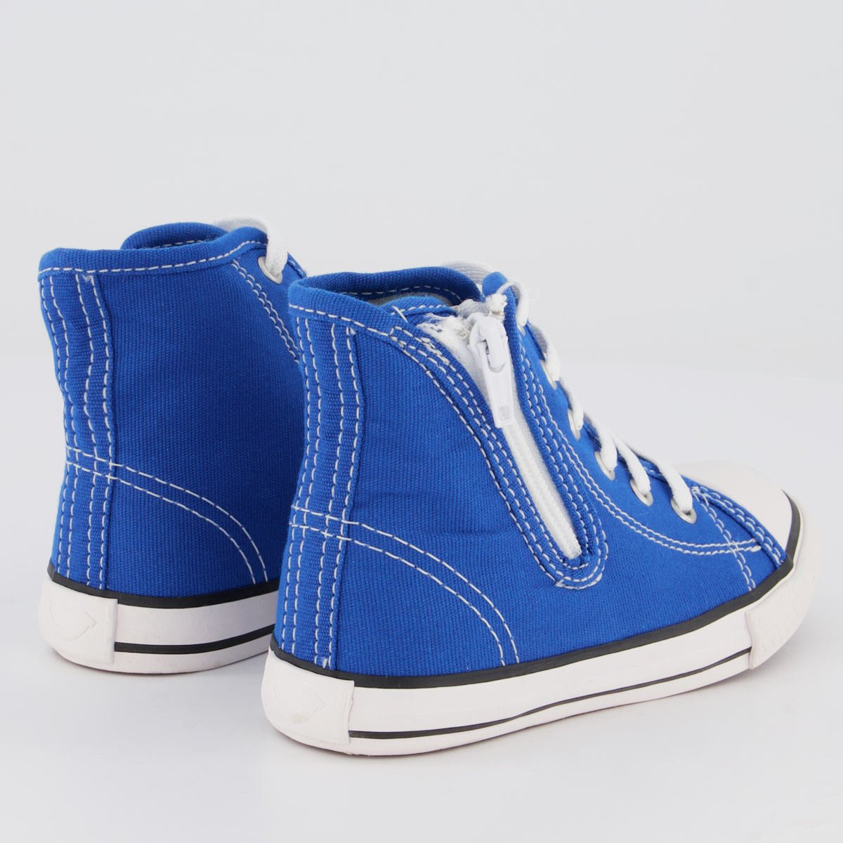 Tênis Diversão Canvas Hi Color Cano Médio Infantil Azul Azul 3