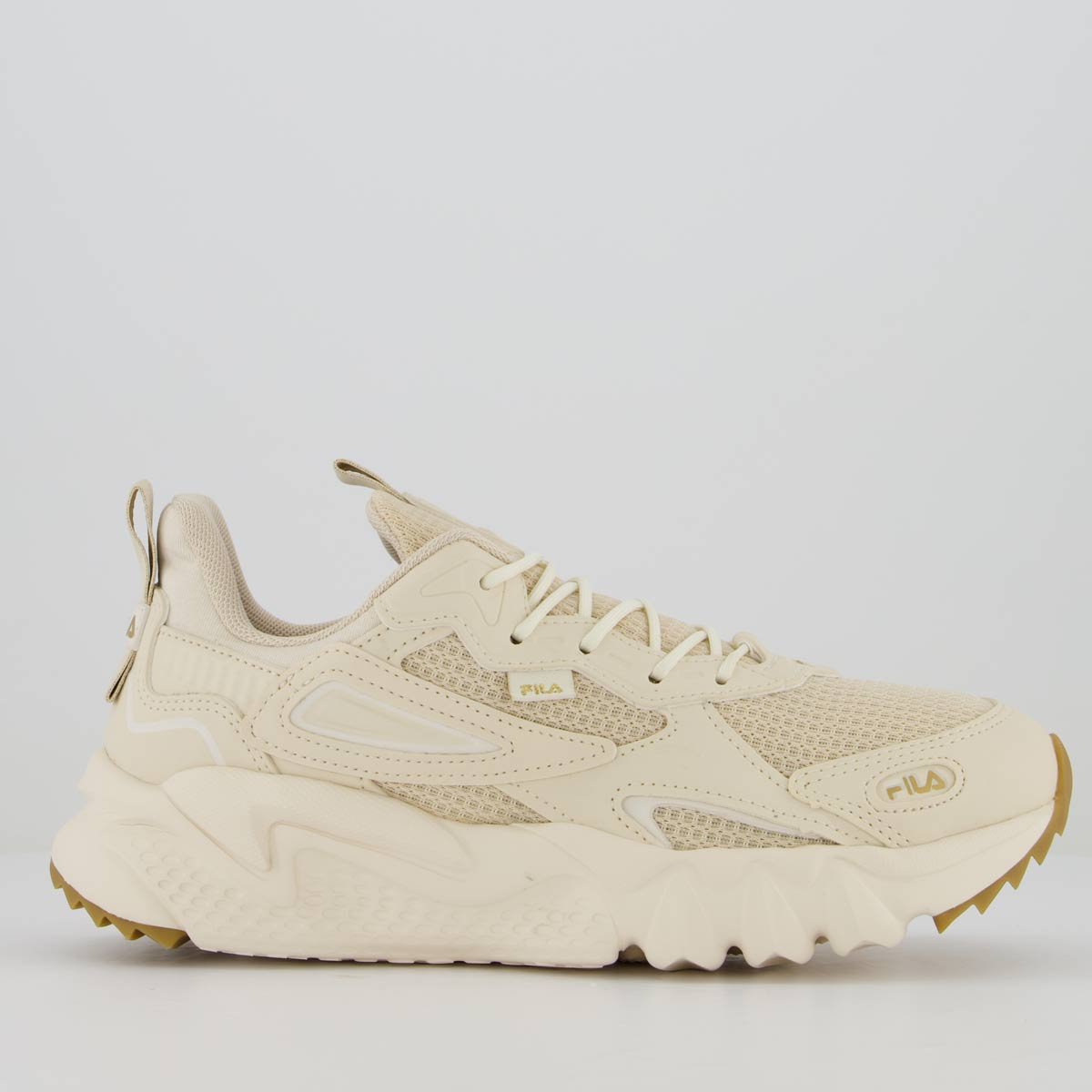Tênis Fila Venture Tracer Feminino Bege e Dourado Bege/Dourado 1