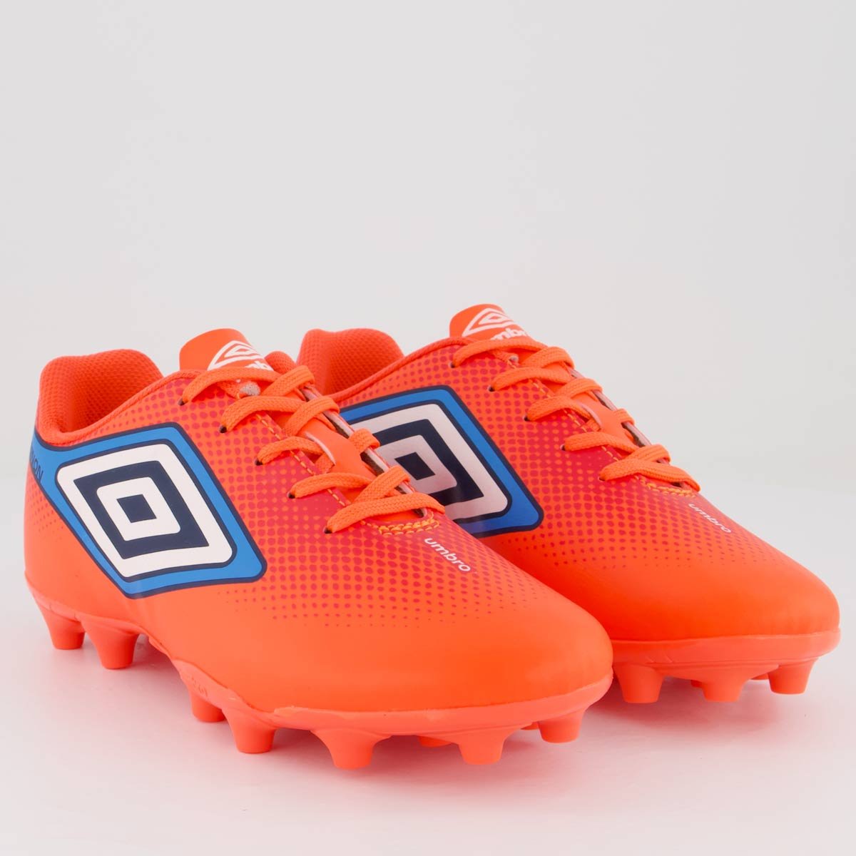 Chuteira Umbro Cannon Campo Juvenil Coral Coral 2