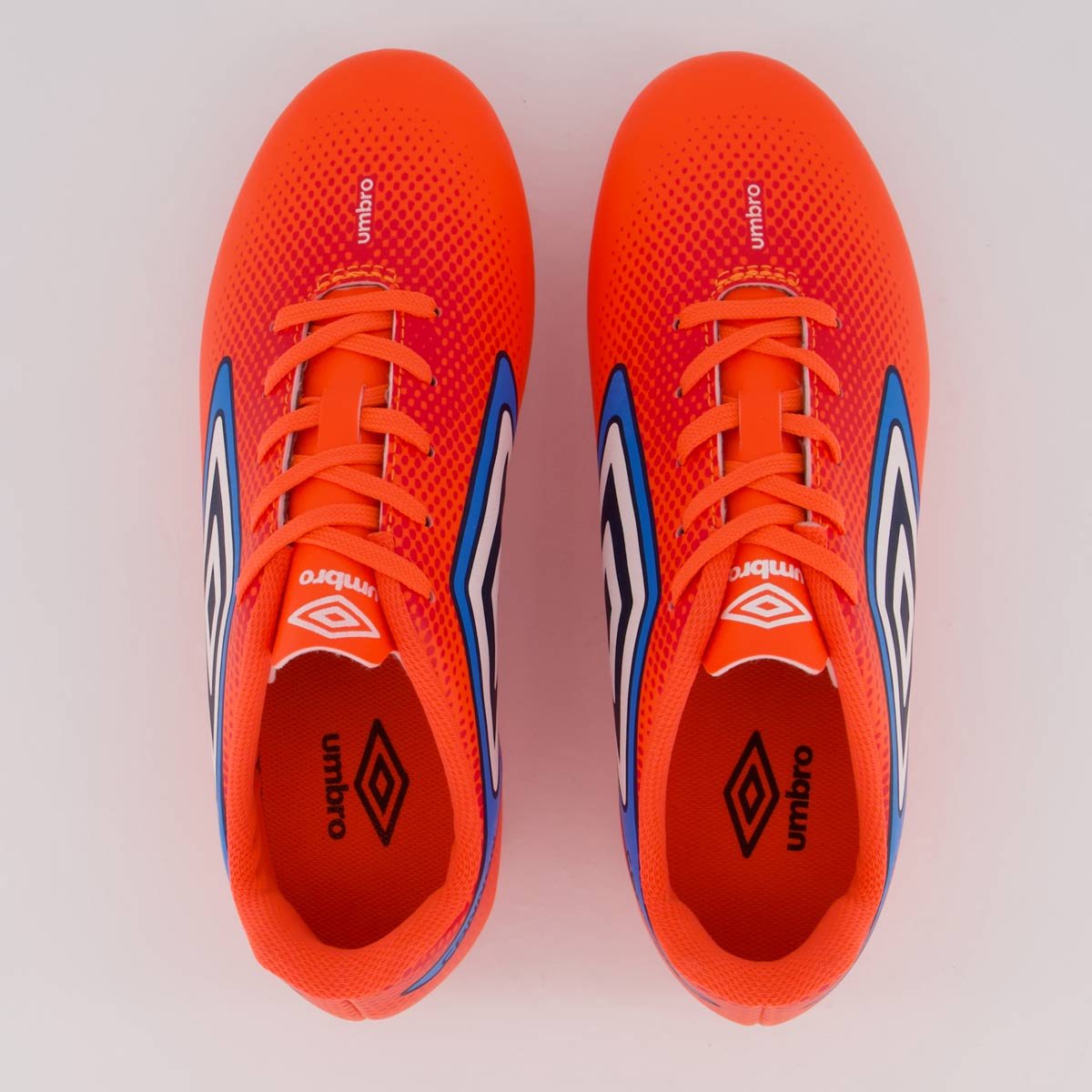 Chuteira Umbro Cannon Campo Juvenil Coral Coral 4