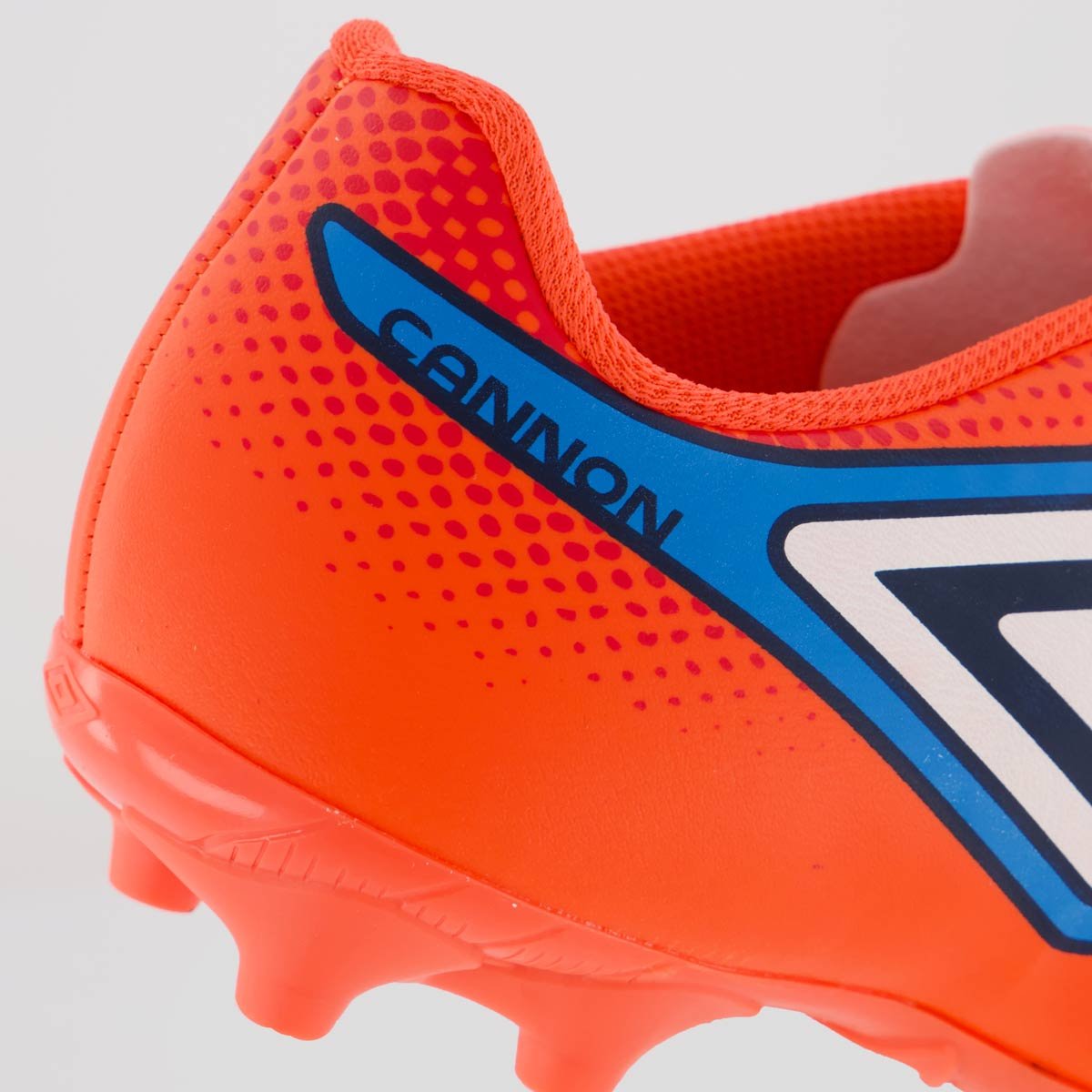 Chuteira Umbro Cannon Campo Juvenil Coral Coral 6