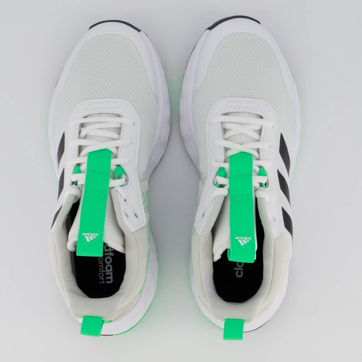 Tênis Adidas Own The Game 2.0 Branco e Verde Branco 4