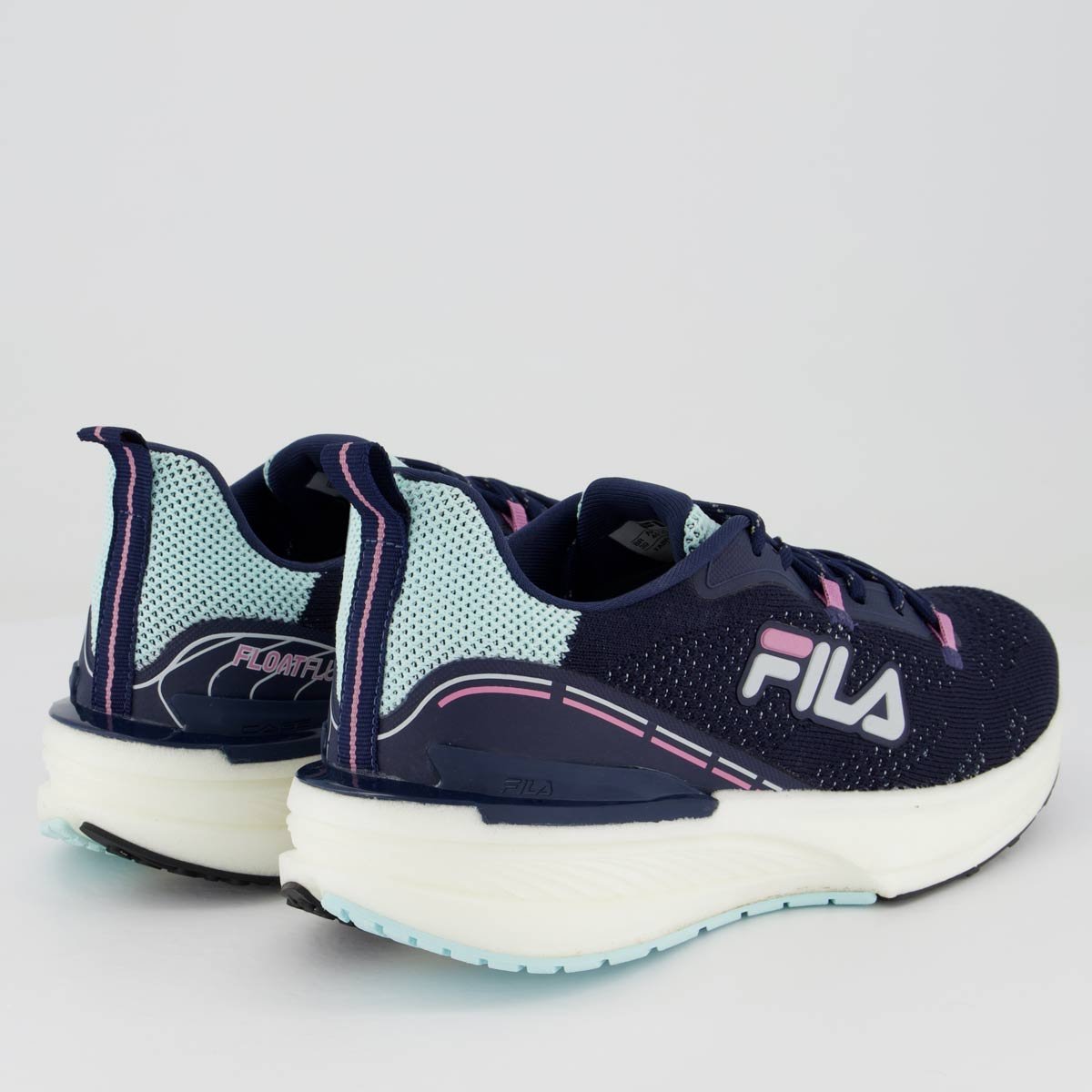 Tênis Fila Float Flux Feminino Marinho e Rosa Azul 3