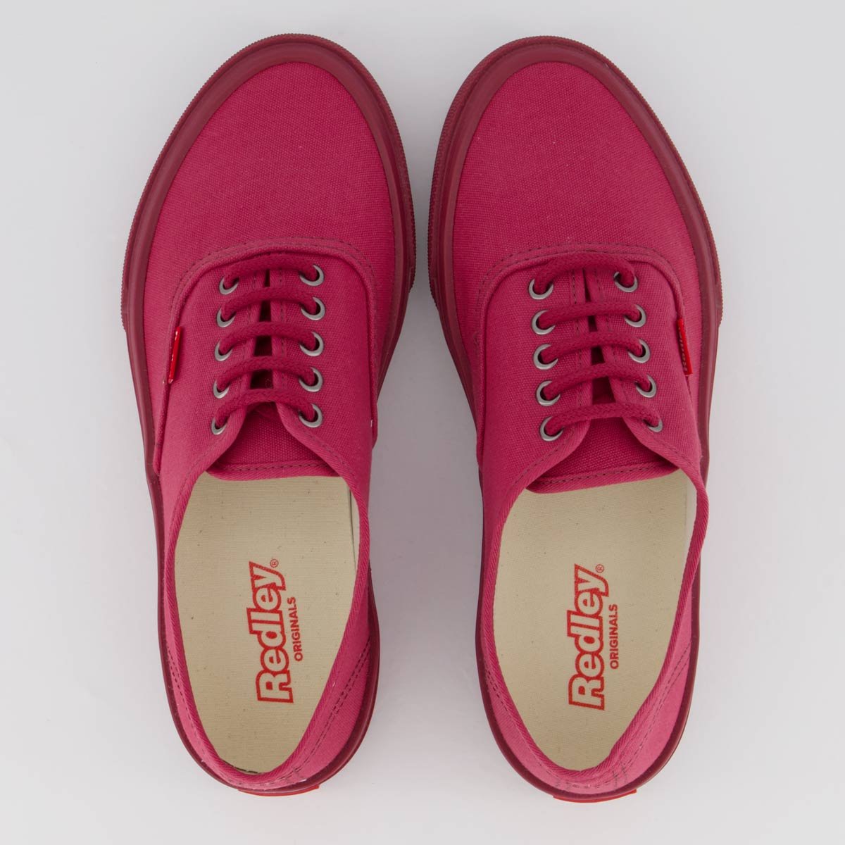 Tênis Redley Originals Monocromo Vinho Vermelho 4