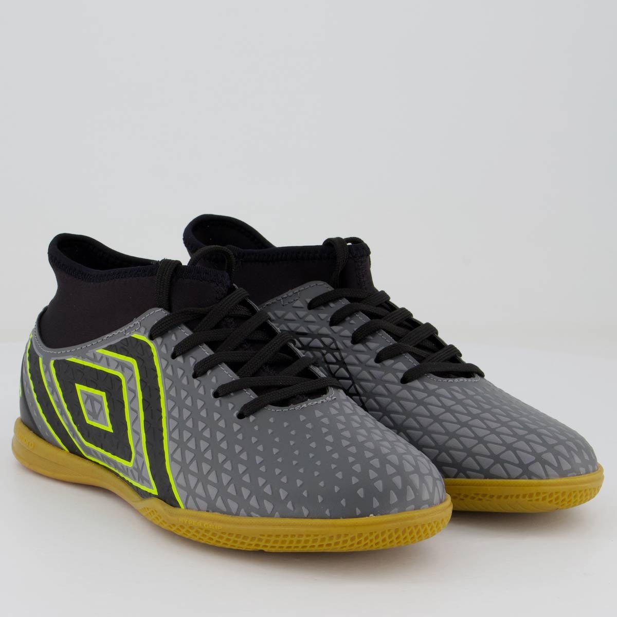 Chuteira Umbro Mutant Futsal Juvenil Cinza Cinza 2