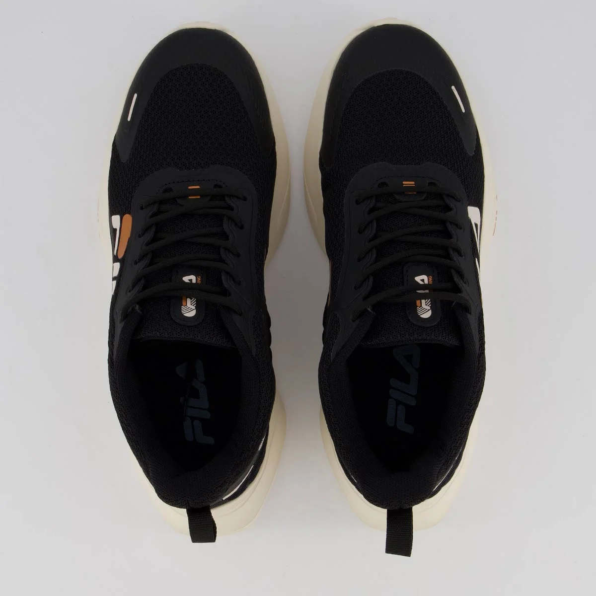 Tênis Fila Progress Lite Feminino Preto e Bege Preto 4