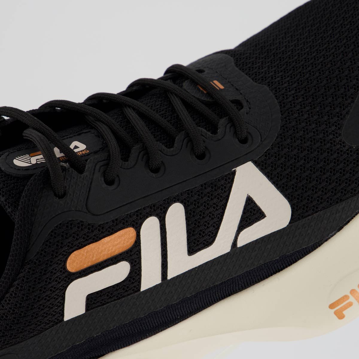 Tênis Fila Progress Lite Feminino Preto e Bege Preto 7