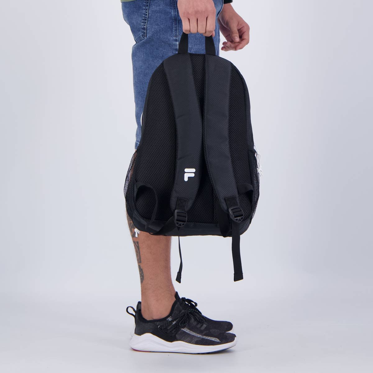 Mochila Fila Modern College Preta Preto 2