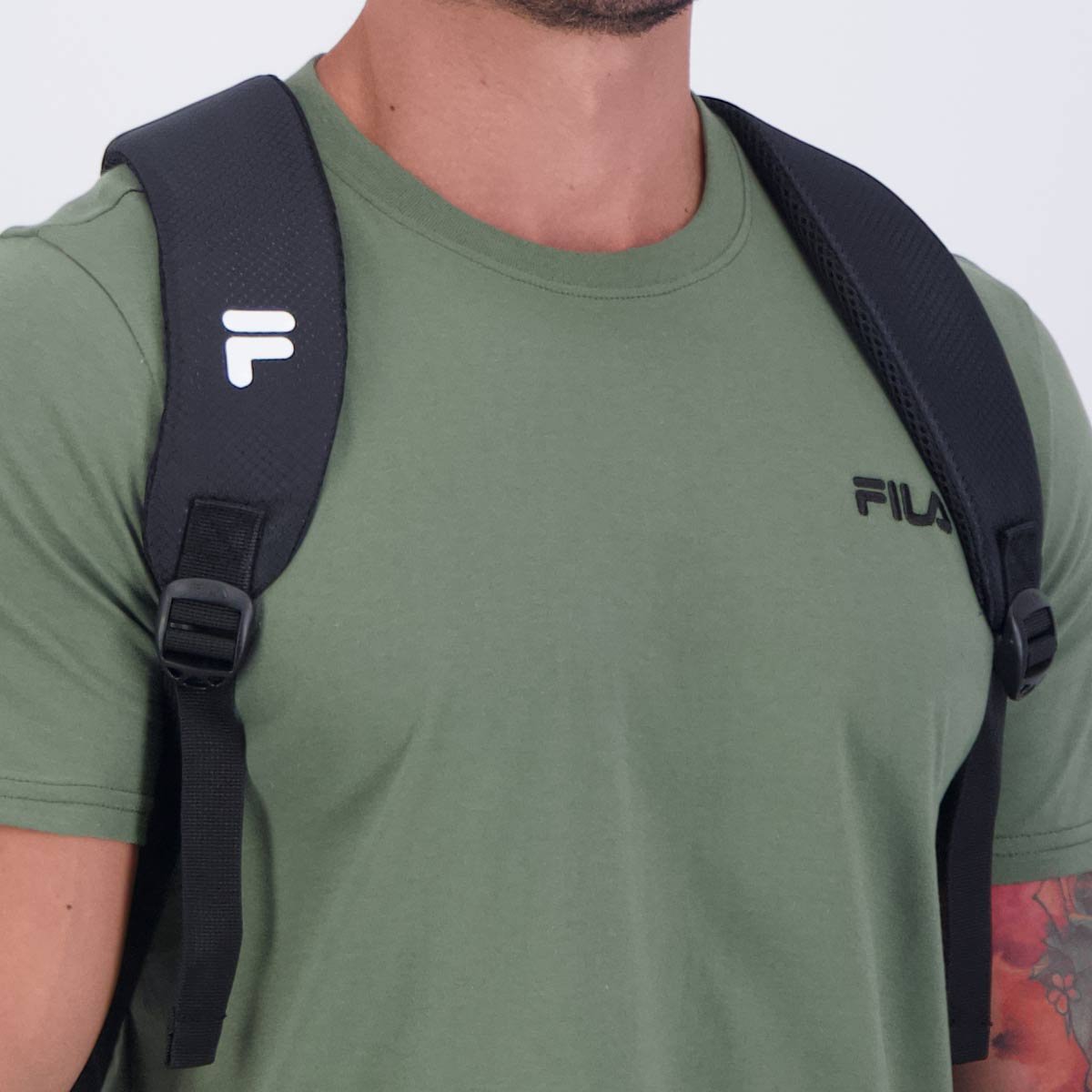 Mochila Fila Modern College Preta Preto 3