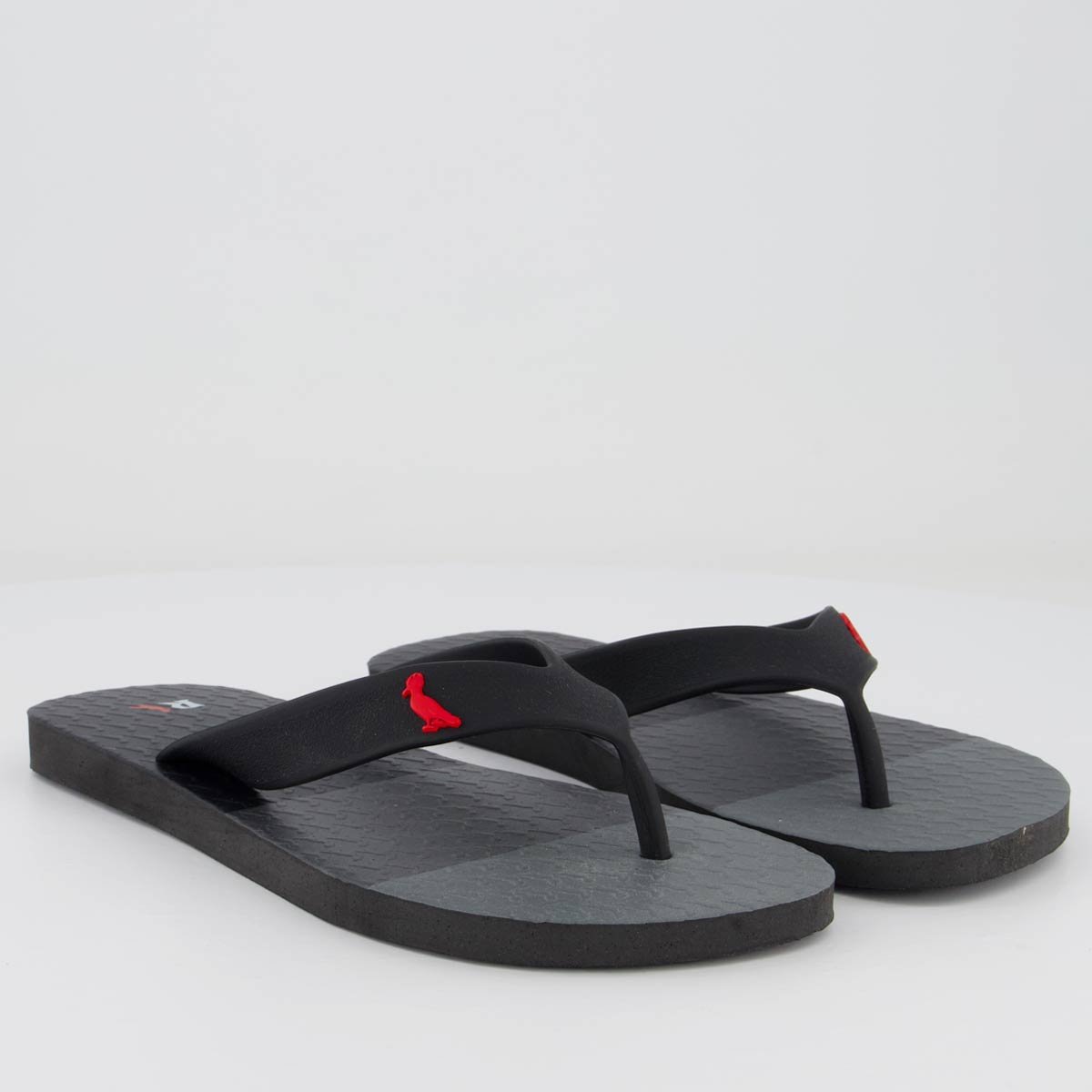 Chinelo Reserva Trancoso Preto e Cinza Escuro Preto 3