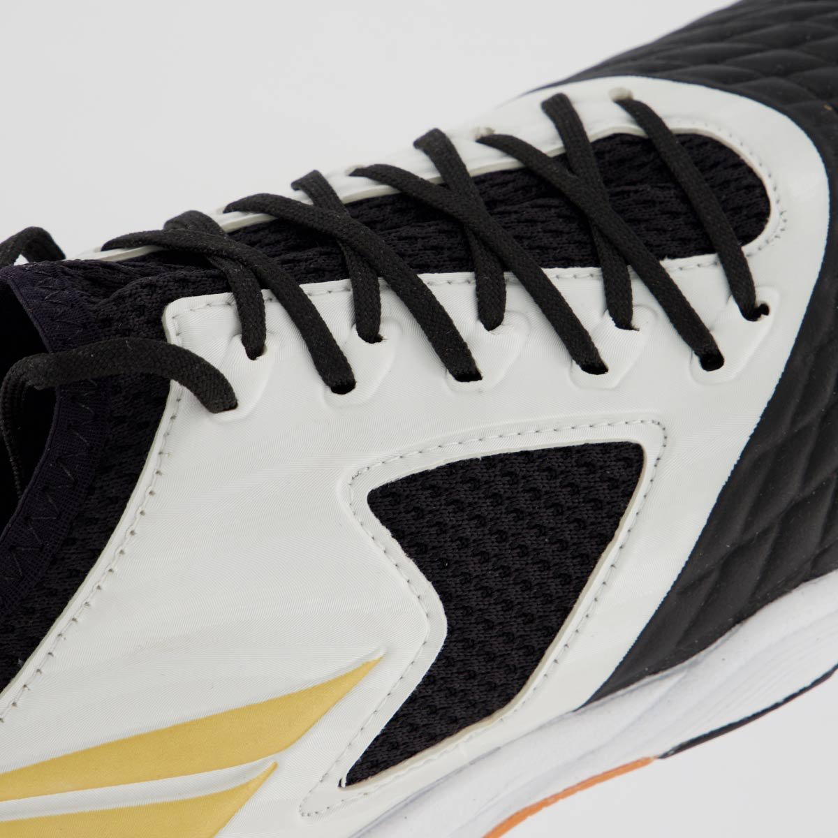 Chuteira Penalty Max 1000 Ecoknit Futsal Branca e Dourada Branco/Dourado 7