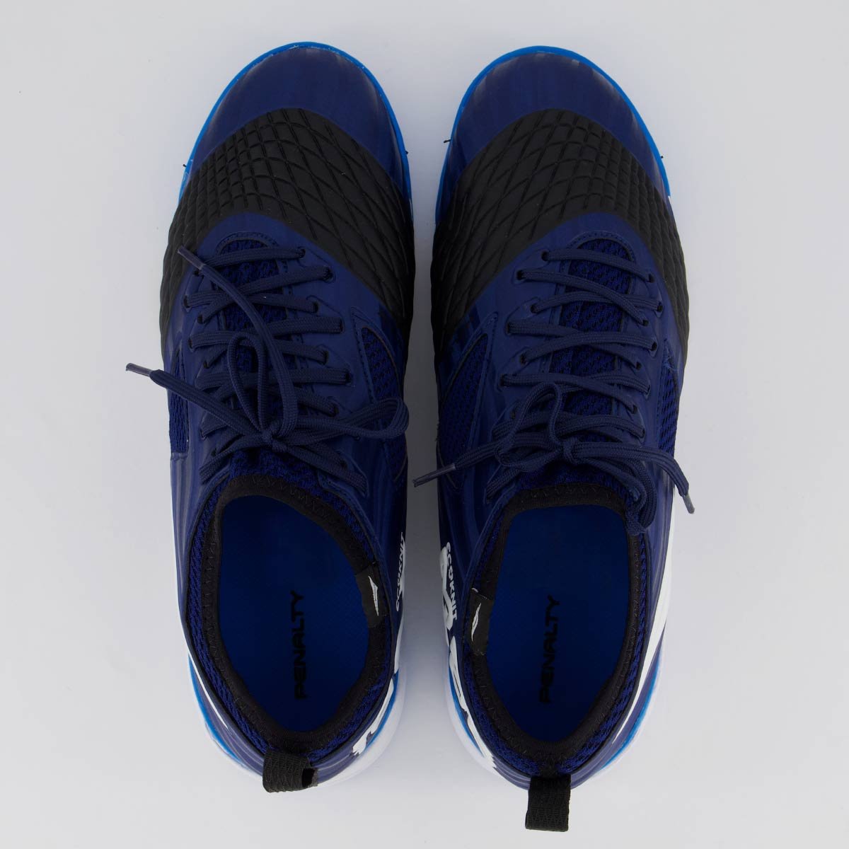 Chuteira Penalty Max 1000 Ecoknit Futsal Marinho e Branca Azul Marinho 4