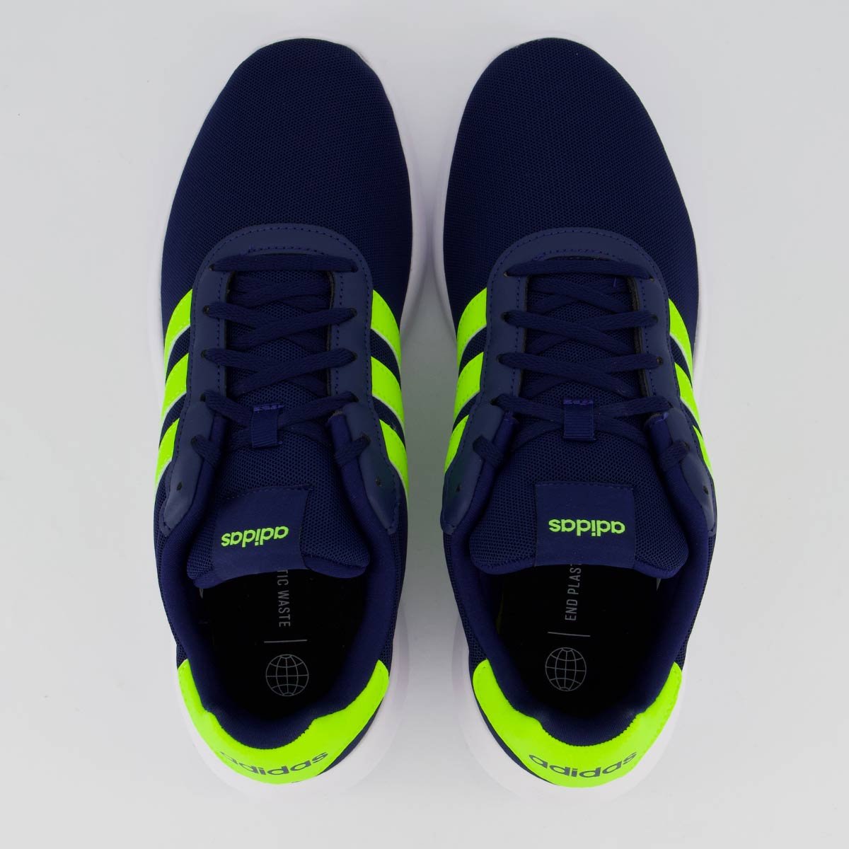 Tênis Adidas Lite Racer 3.0 Marinho e Verde Azul 4