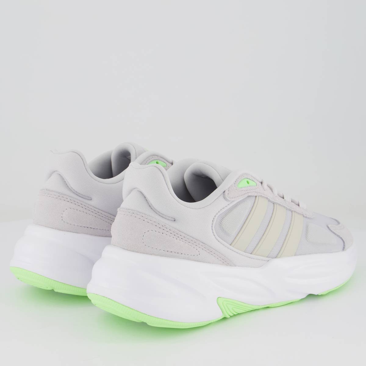 Tênis Adidas Ozelle Cinza e Branco Cinza 3