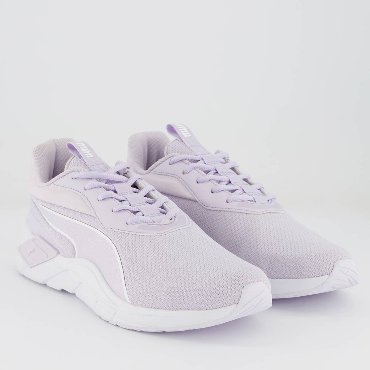 Tênis Puma Lex Nova Shine Feminino Lilás e Branco Roxo 2