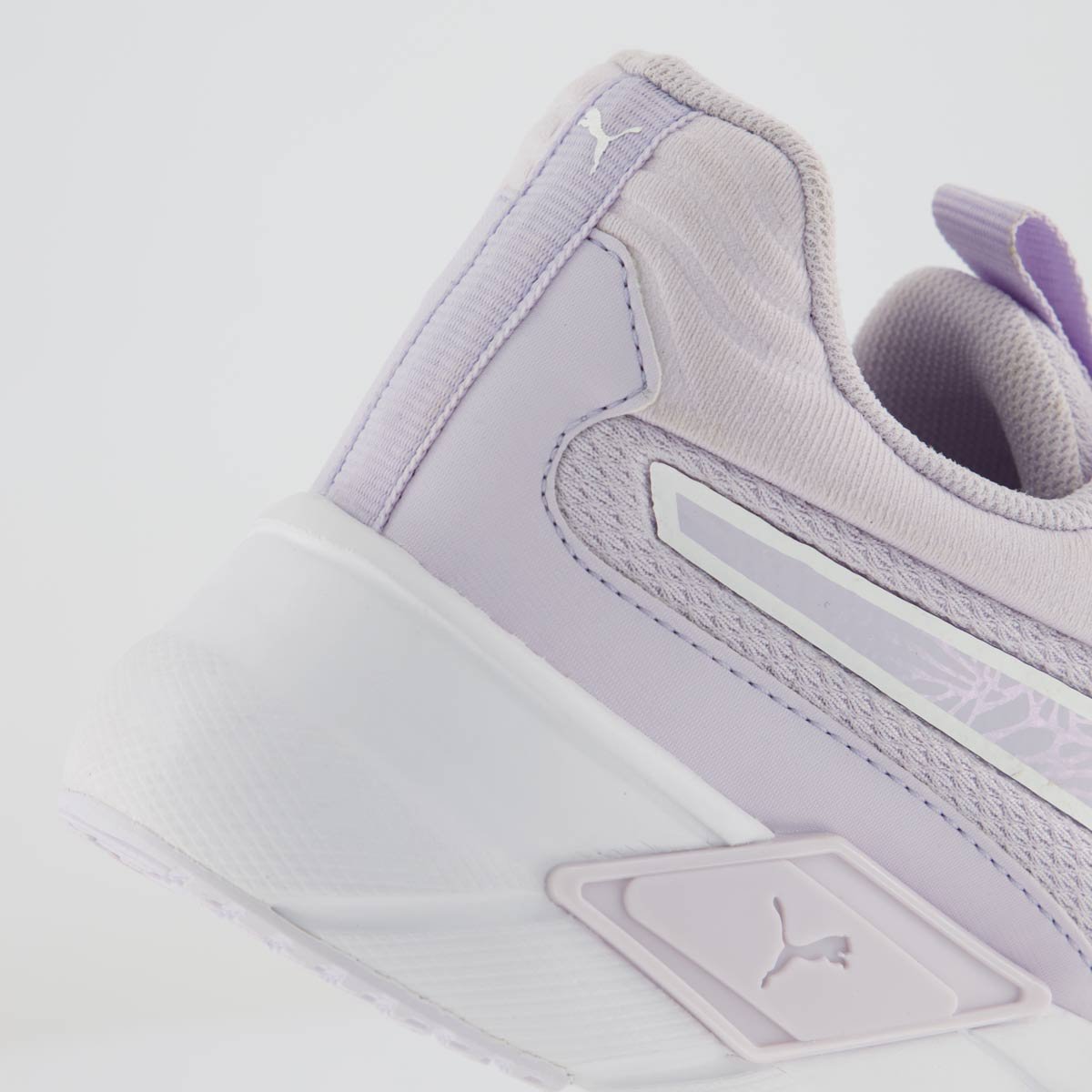 Tênis Puma Lex Nova Shine Feminino Lilás e Branco Roxo 6