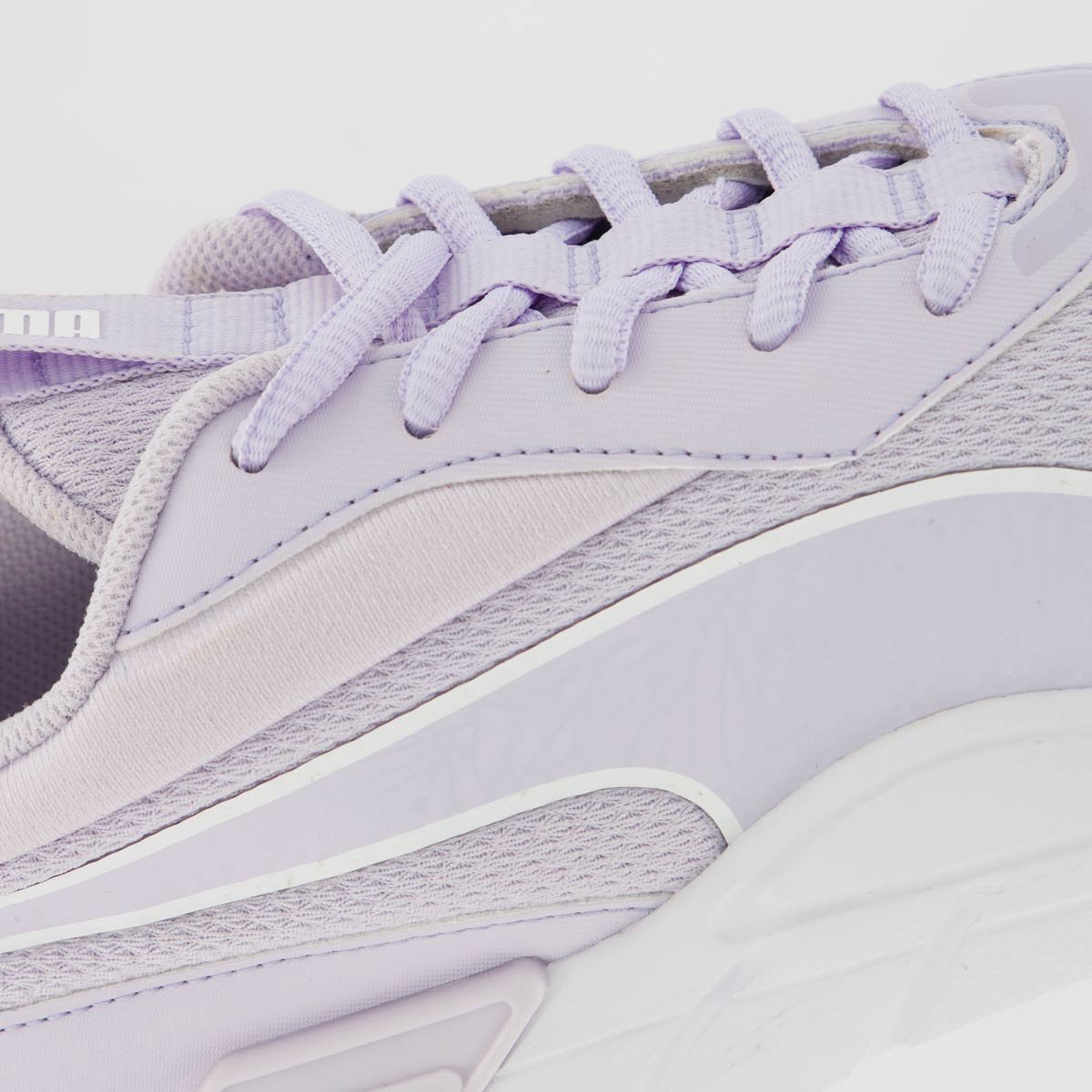 Tênis Puma Lex Nova Shine Feminino Lilás e Branco Roxo 7