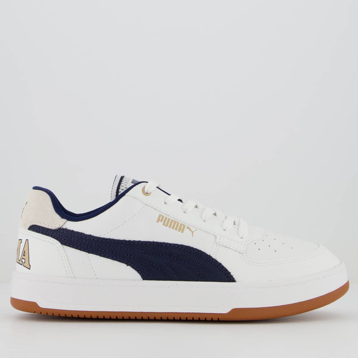 Tênis Puma Caven 2.0 Retro Club Branco e Marinho 1