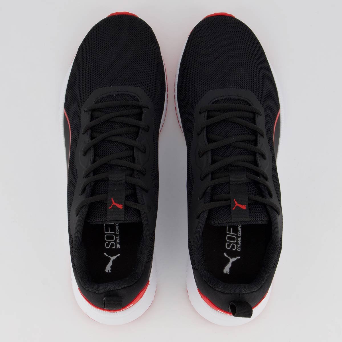 Tênis Puma Flyer Flex BDP Preto e Vermelho Preto 4