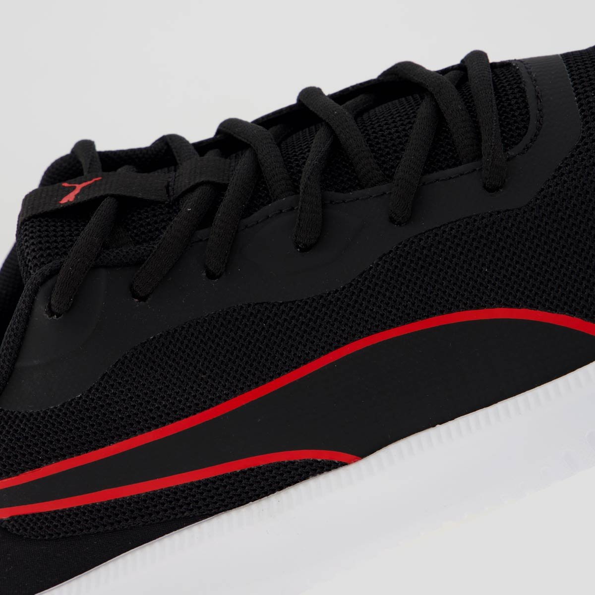 Tênis Puma Flyer Flex BDP Preto e Vermelho Preto 7