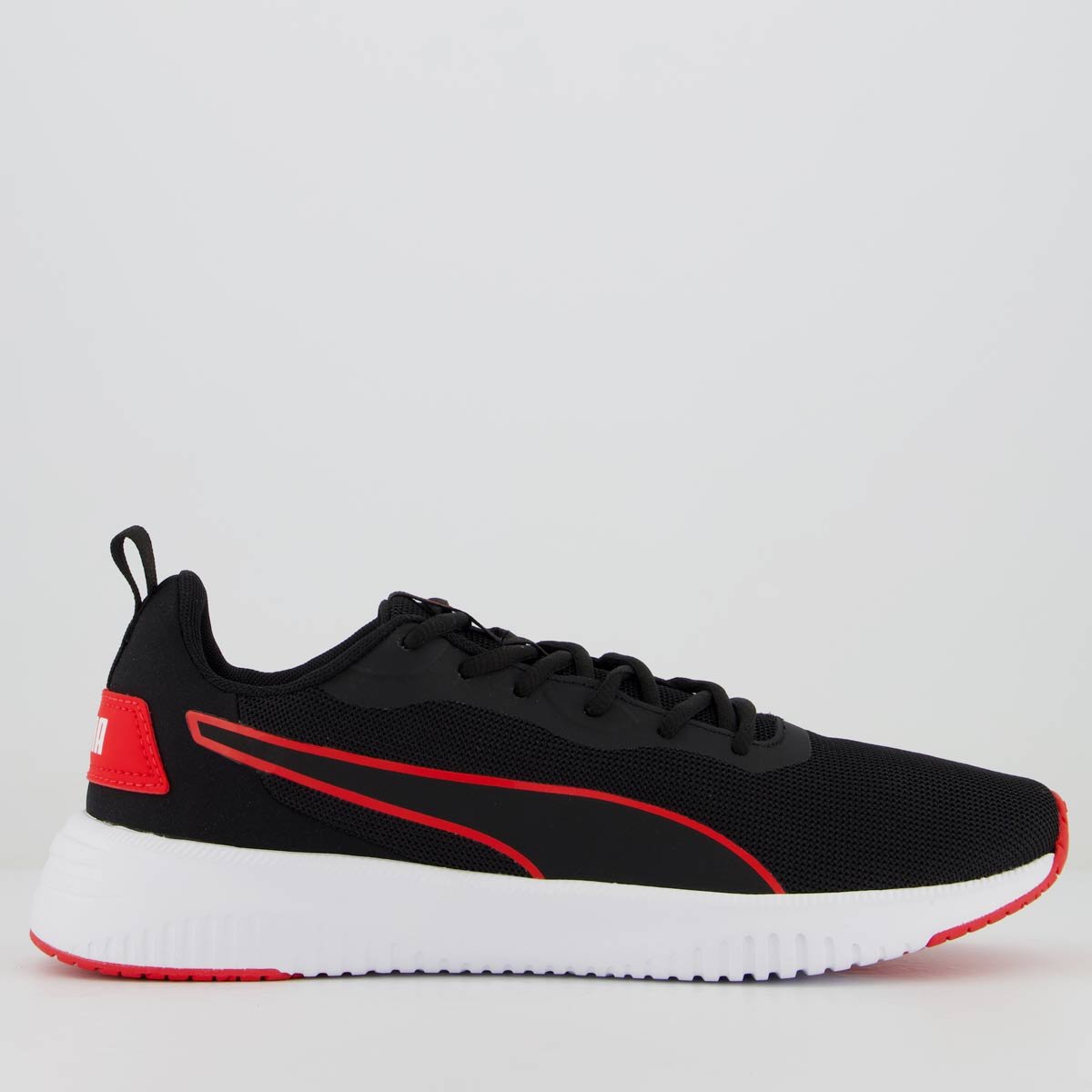 Tênis Puma Flyer Flex BDP Preto e Vermelho Preto