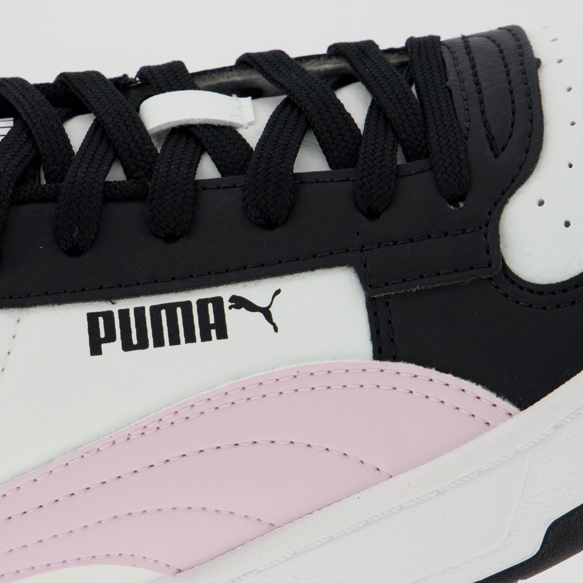 Tênis Puma Caven 2.0 BDP Feminino Branco Preto/Branco 7