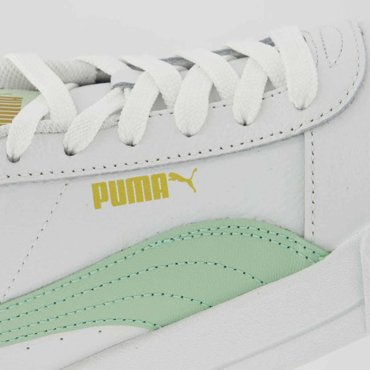 Tênis Puma Carina L BDP Feminino Branco e Verde Branco 7