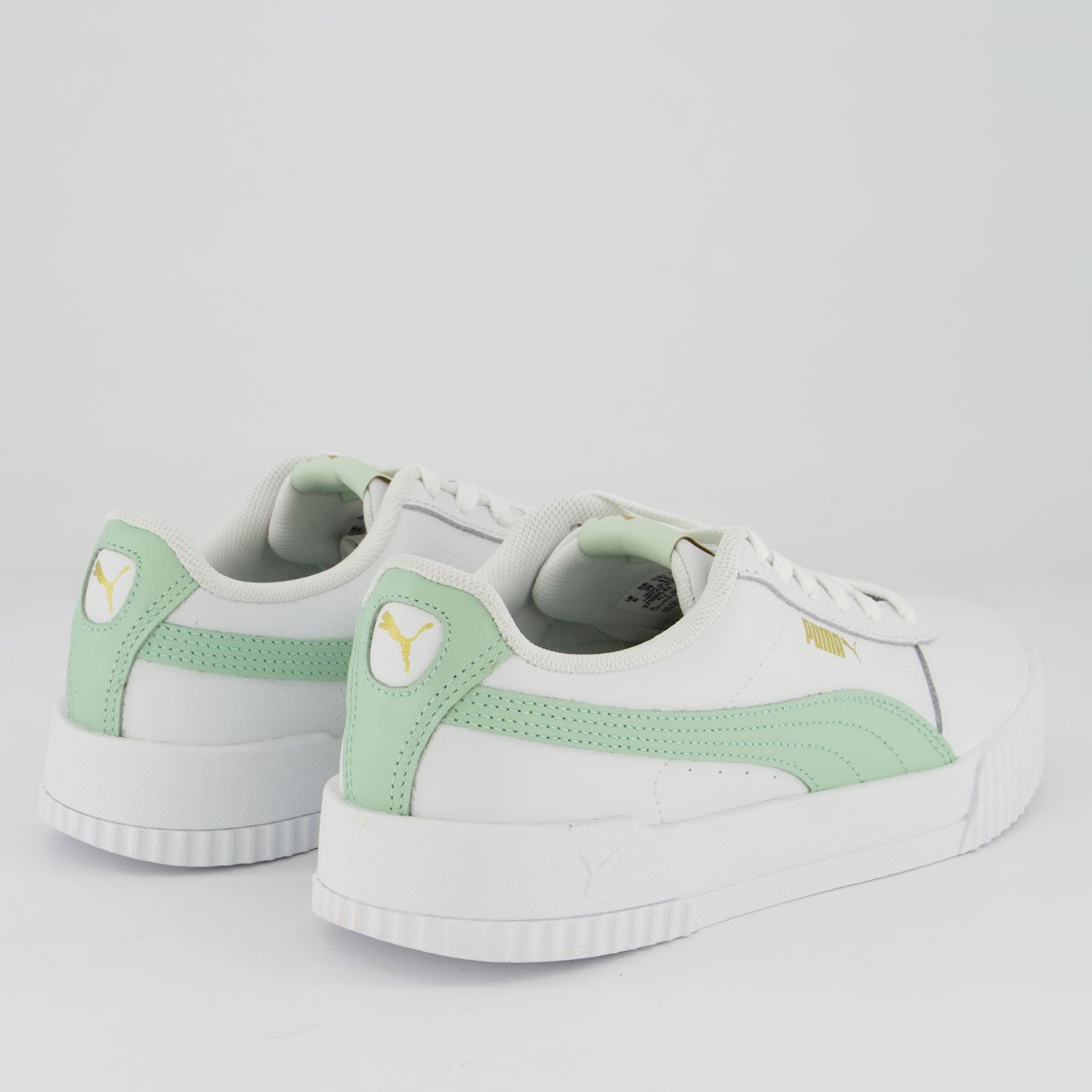 Tênis Puma Carina L BDP Feminino Branco e Verde Branco 3