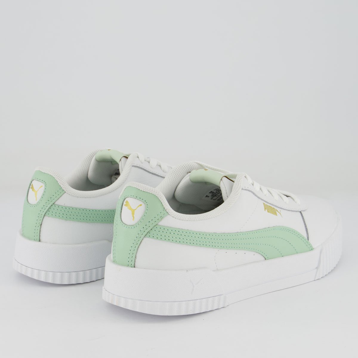 Tênis Puma Carina L BDP Feminino Branco e Verde 3