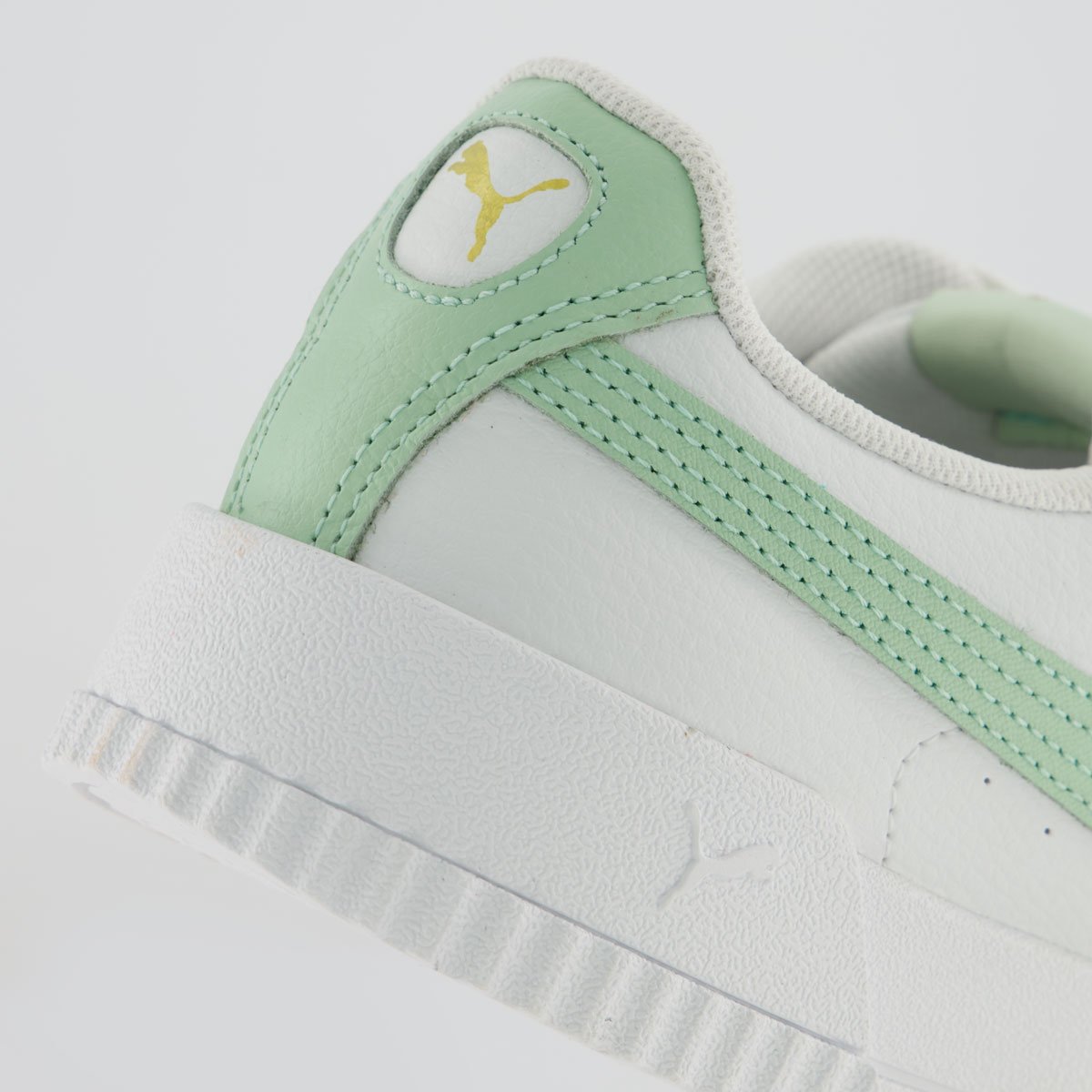 Tênis Puma Carina L BDP Feminino Branco e Verde Branco 6